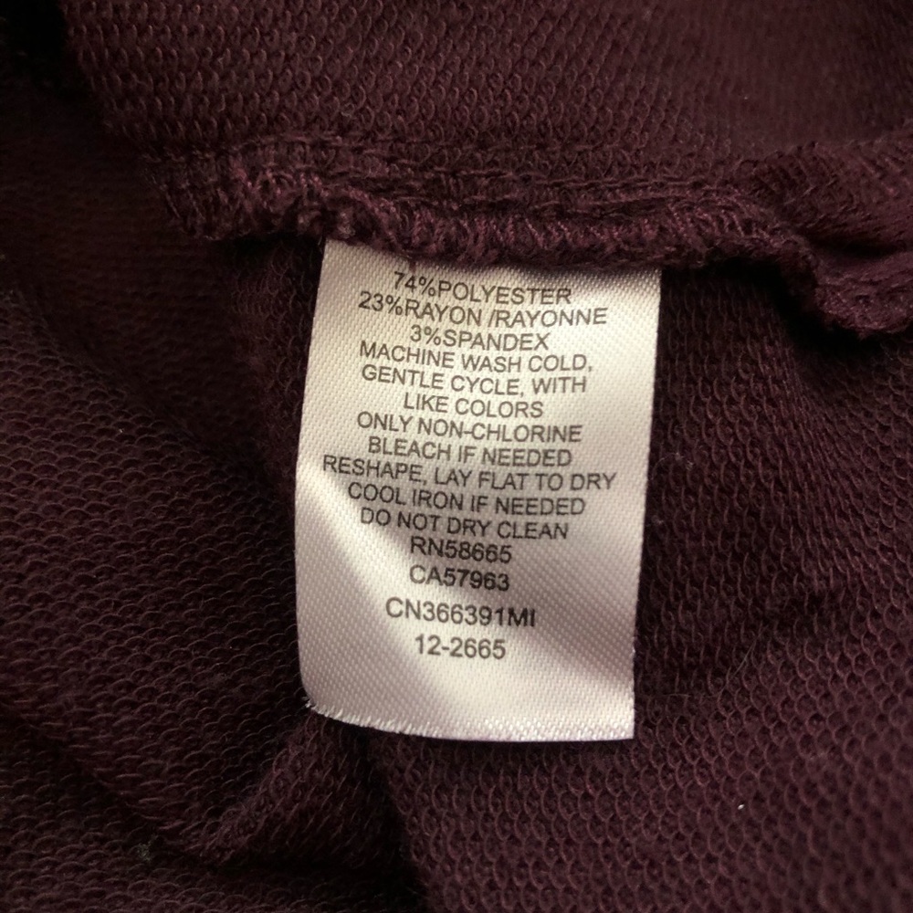 Caslon Purple Knit Mock Neck Dolman Sweater Top - Picture 9 of 9